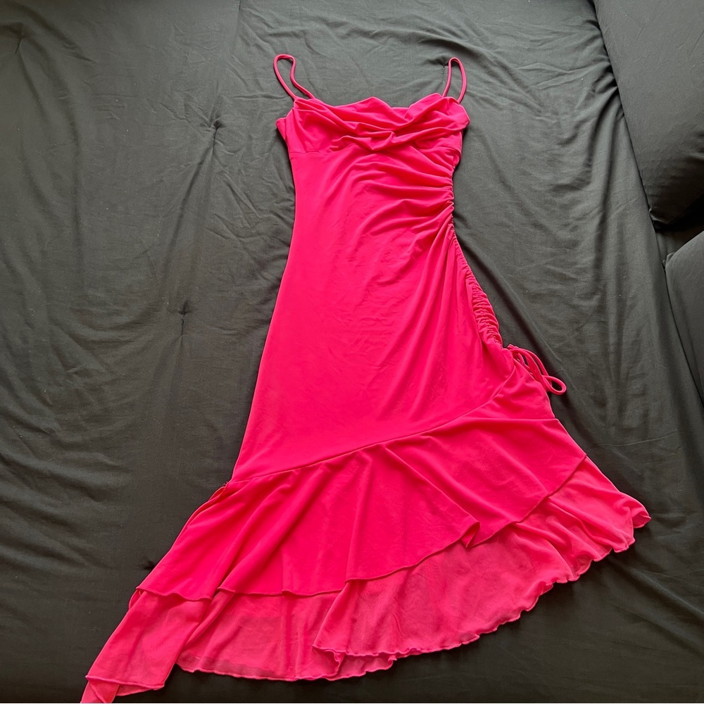 City Triangles Asymmetrical Pink Dress